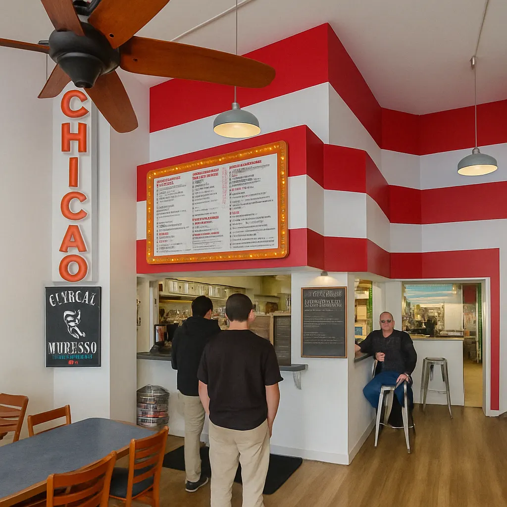 Chicago Fire Grill dining room and counter